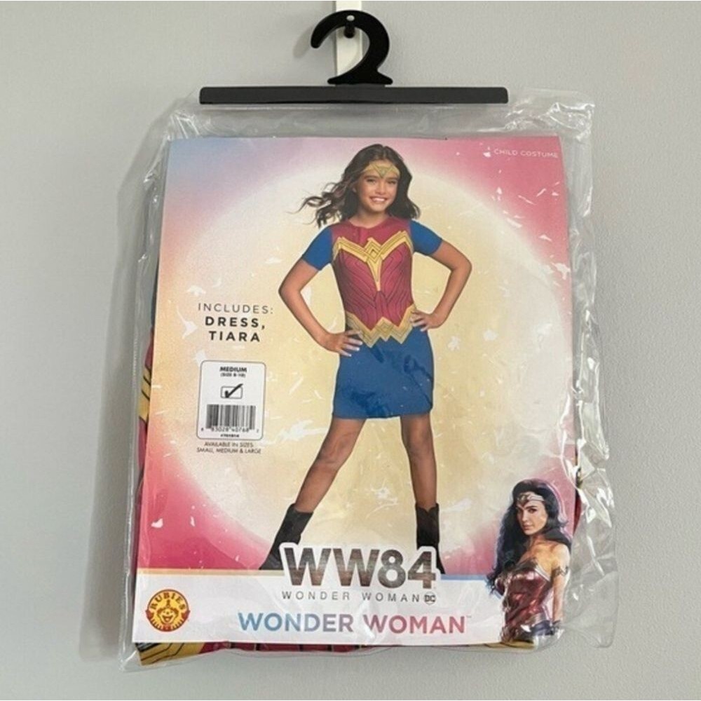 DC Comics WW84 Wonder Woman Girls' Halloween Costume, Sz M